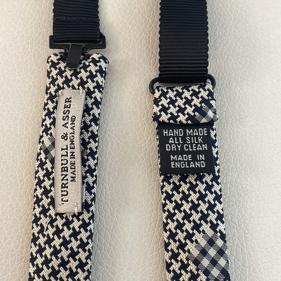 Turnbull & Asser bow tie black and white - Picture 2 of 3